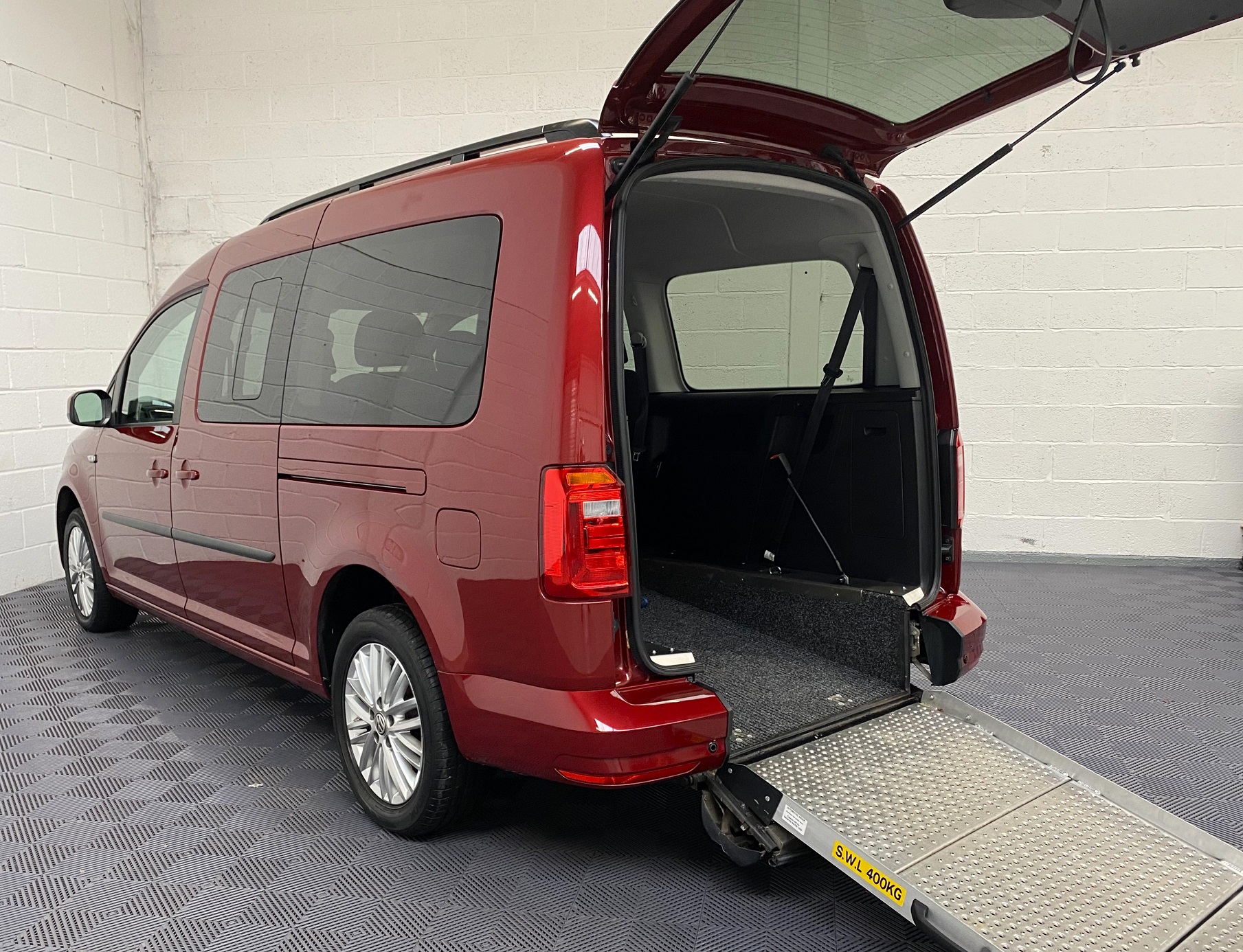 Used Volkswagen Caddy Maxi DSG Automatic WAV Cars For Sale Bristol Wheelchair Accessible Vehicles Used For Sale Somerset Devon Dorset Bath NK18 CBF 21