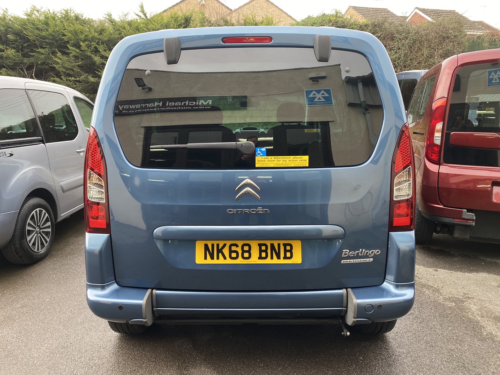 Citroen Berlingo WAv NK68 BNB (12) Used WAV Citroen Berlingo 3 Seat Disabled Access WAV Cars For Sale Bristol Wheelchair Accessible Vehicles Used For Sale Somerset Devon Dorset Bath NK68 BNB 12