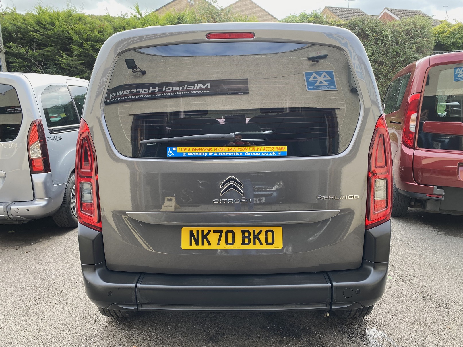 Used WAV Citroen Berlingo Disabled Access WAV Cars For Sale Bristol Wheelchair Accessible Vehicles Used For Sale Somerset Devon Dorset Bath NK70 BKO 3