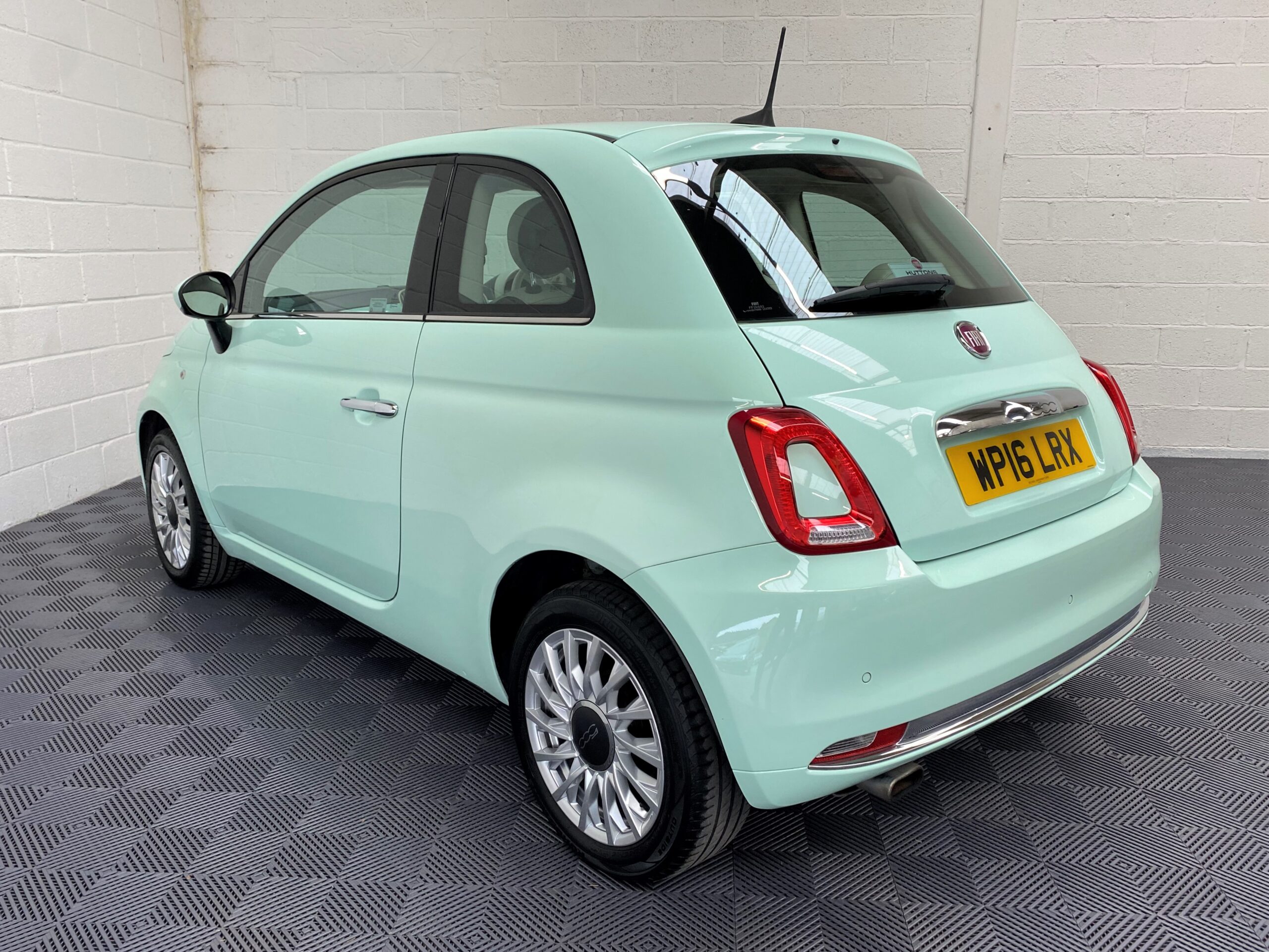 Fiat 500 Lounge in Smooth Mint Green For Sale at Michael Harraway Cars 2