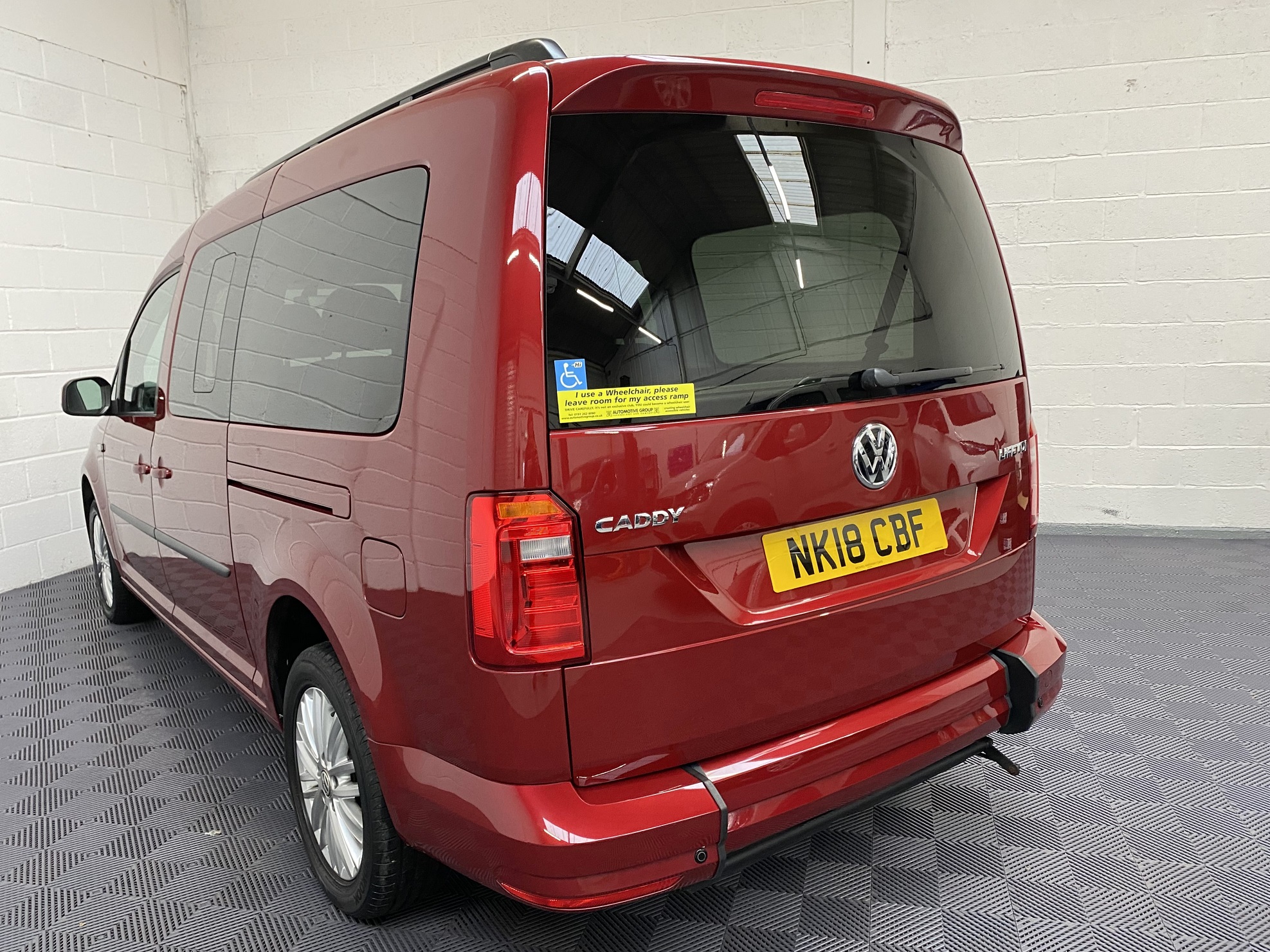 Used Volkswagen Caddy Maxi DSG Automatic WAV Cars For Sale Bristol Wheelchair Accessible Vehicles Used For Sale Somerset Devon Dorset Bath NK18 CBF 12