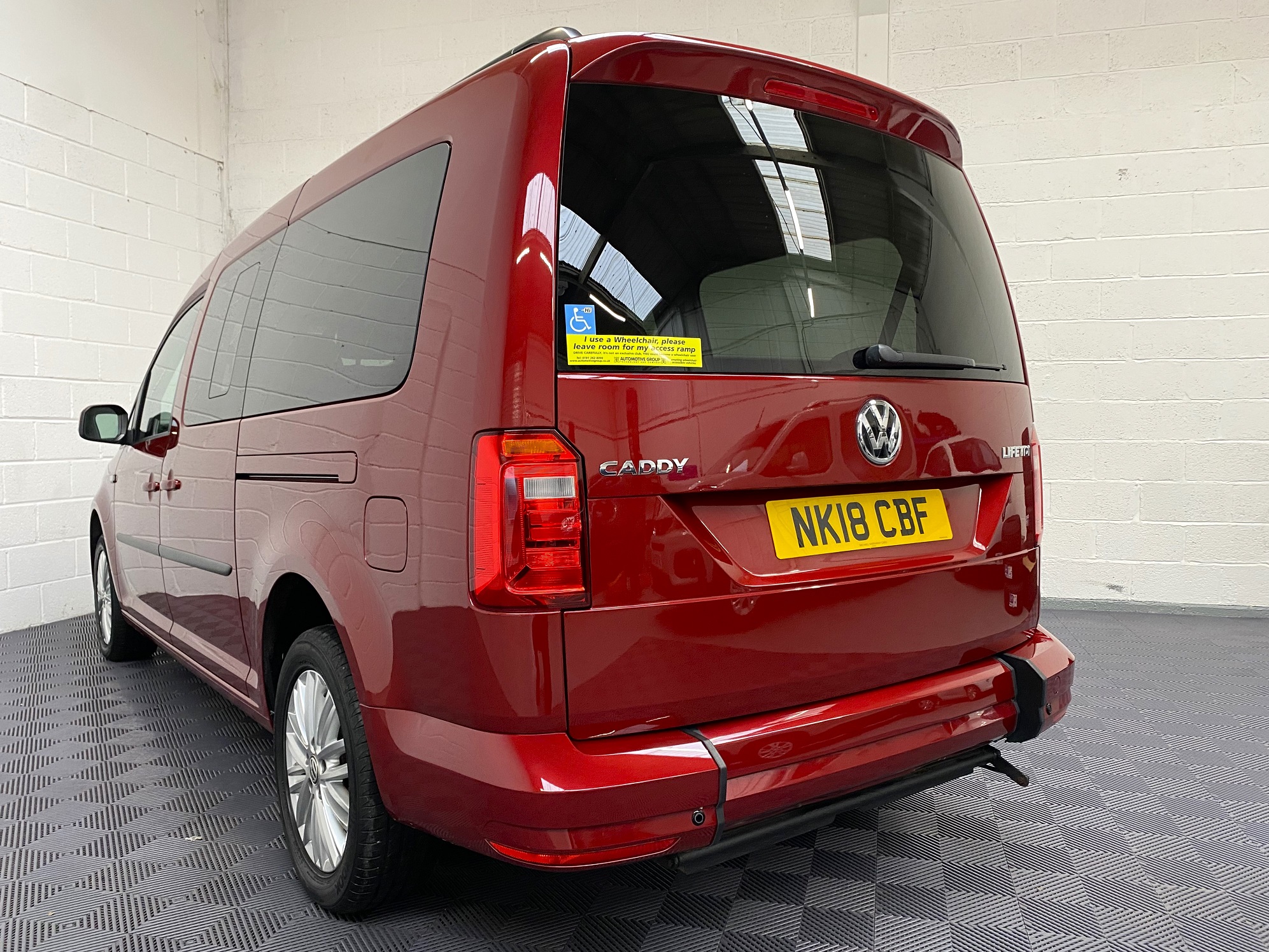 Used Volkswagen Caddy Maxi DSG Automatic WAV Cars For Sale Bristol Wheelchair Accessible Vehicles Used For Sale Somerset Devon Dorset Bath NK18 CBF 16