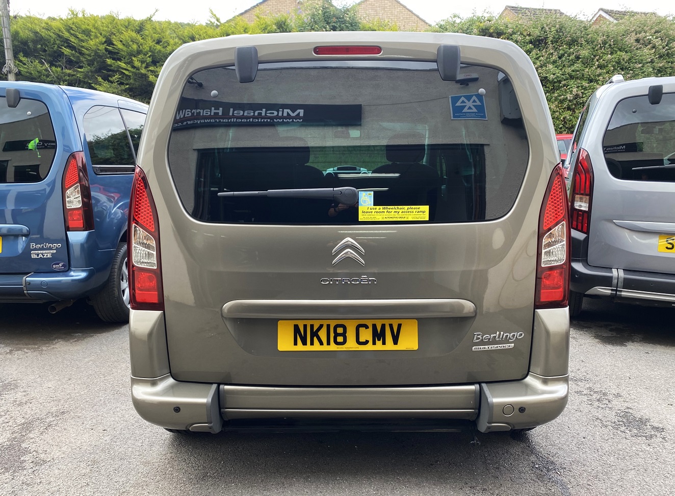 Used WAV Petrol Citroen Berlingo Disabled Access WAV Cars For Sale Bristol Wheelchair Accessible Vehicles Used For Sale Somerset Devon Dorset Bath NK18 CMV 2