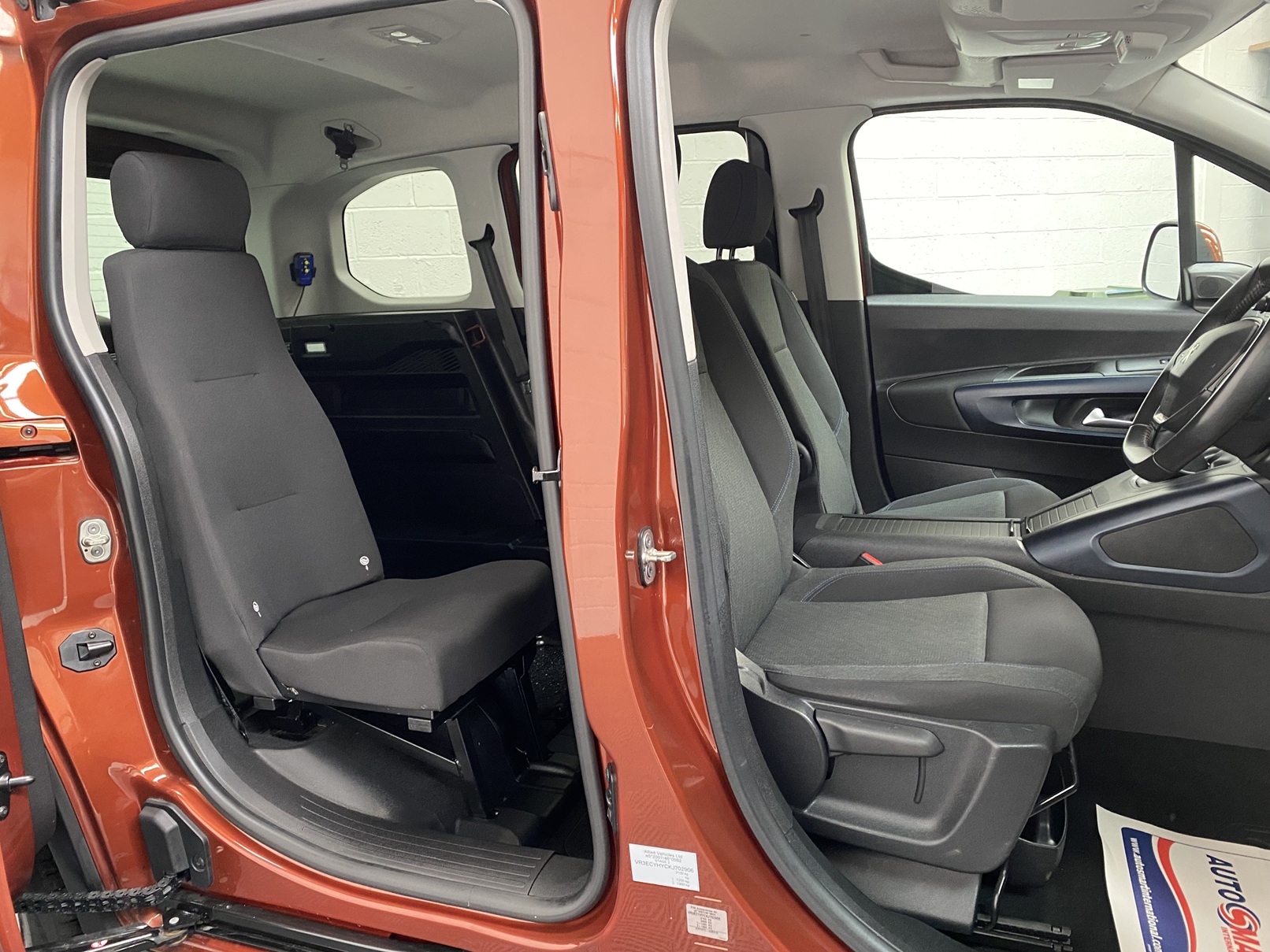 Used WAV Peugeot Rifter 3 Seat Disabled Access WAV Cars For Sale Bristol Wheelchair Accessible Vehicles Used For Sale Somerset Devon Dorset Bath SF69 HCV 6