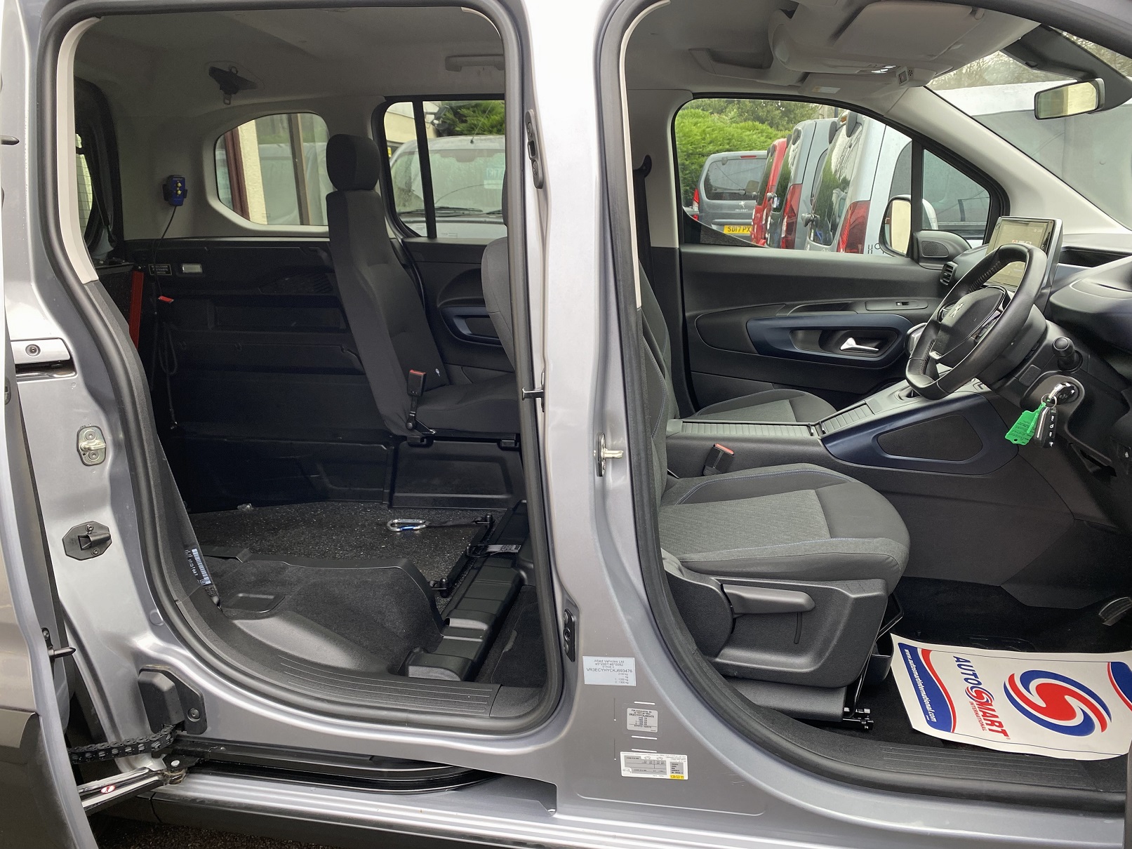 Used WAV Peugeot Rifter 3 Seat Disabled Access WAV Cars For Sale Bristol Wheelchair Accessible Vehicles Used For Sale Somerset Devon Dorset Bath SF69 HMH 17