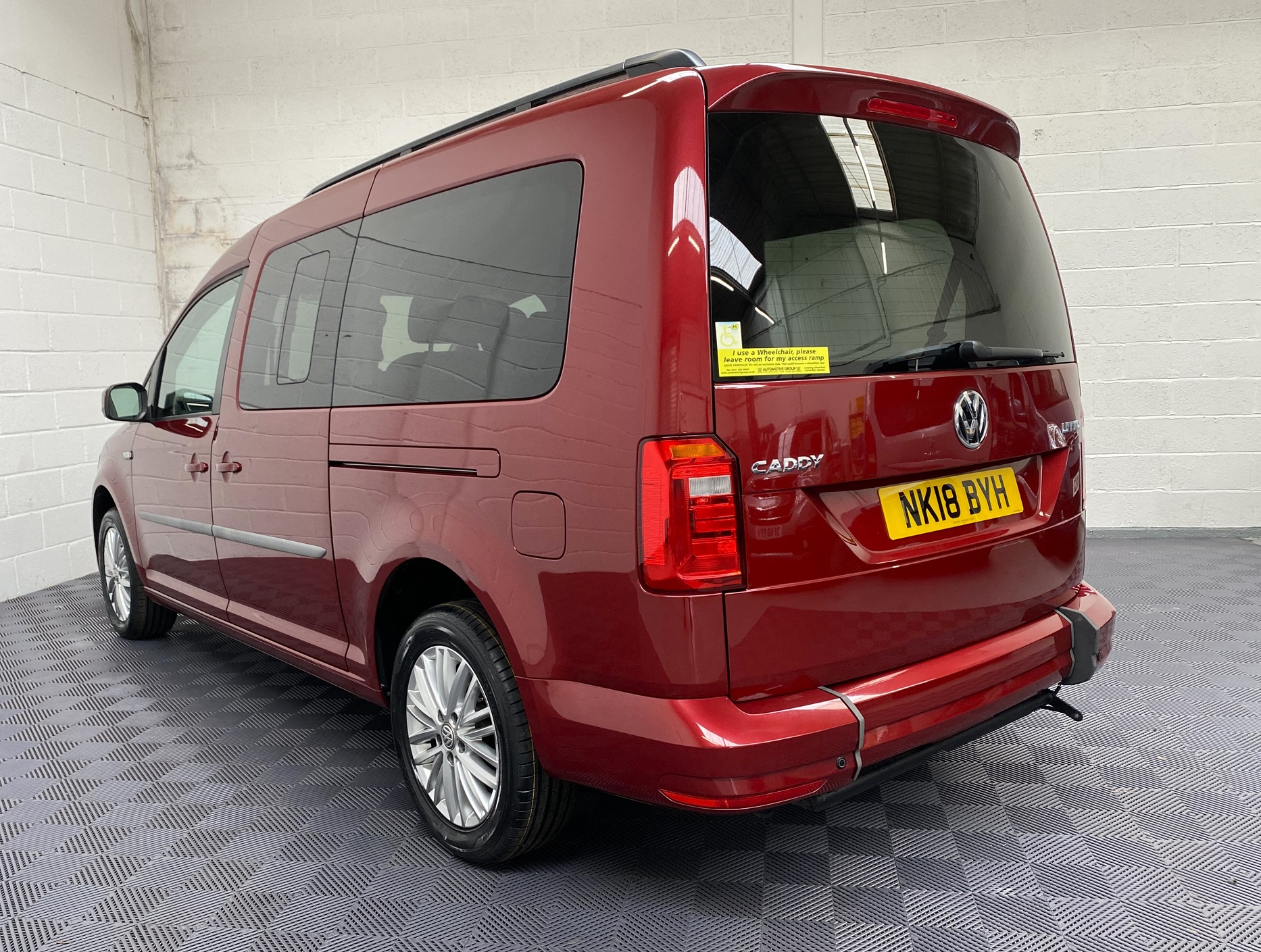 Used WAV Volkswagen Caddy Maxi DSG Disabled Access WAV Cars For Sale Bristol Wheelchair Accessible Vehicles Used For Sale Somerset Devon Dorset Bath NK18 BYH