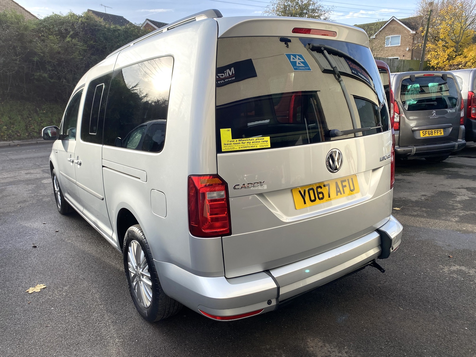 Used WAV VW Caddy Maxi Automatic Disabled Access WAV Cars For Sale Bristol Wheelchair Accessible Vehicles Used For Sale Somerset Devon Dorset Bath YO67 AFU 14
