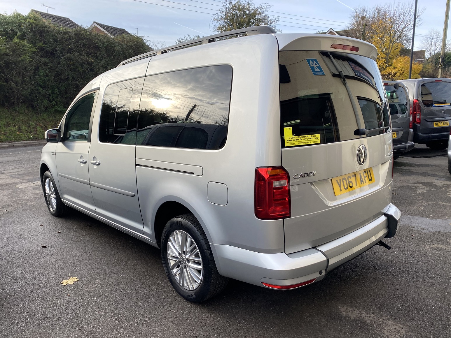Used WAV VW Caddy Maxi Automatic Disabled Access WAV Cars For Sale Bristol Wheelchair Accessible Vehicles Used For Sale Somerset Devon Dorset Bath YO67 AFU 4