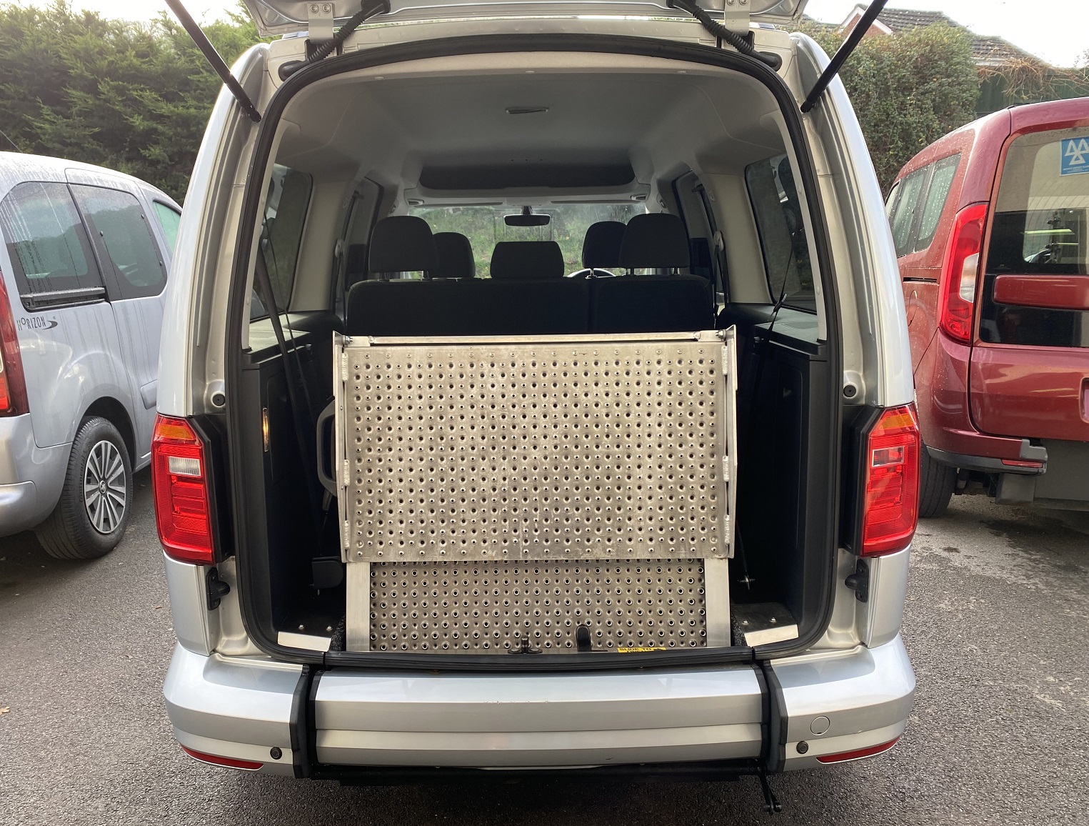 Used WAV VW Caddy Maxi Automatic Disabled Access WAV Cars For Sale Bristol Wheelchair Accessible Vehicles Used For Sale Somerset Devon Dorset Bath YO67 AFU 6