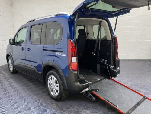Used WAV Peugeot Rifter Allure 3 Seat Disabled Access WAV Cars For Sale Bristol Wheelchair Accessible Vehicles Used For Sale Somerset Devon Dorset Bath SF20 FHM 11