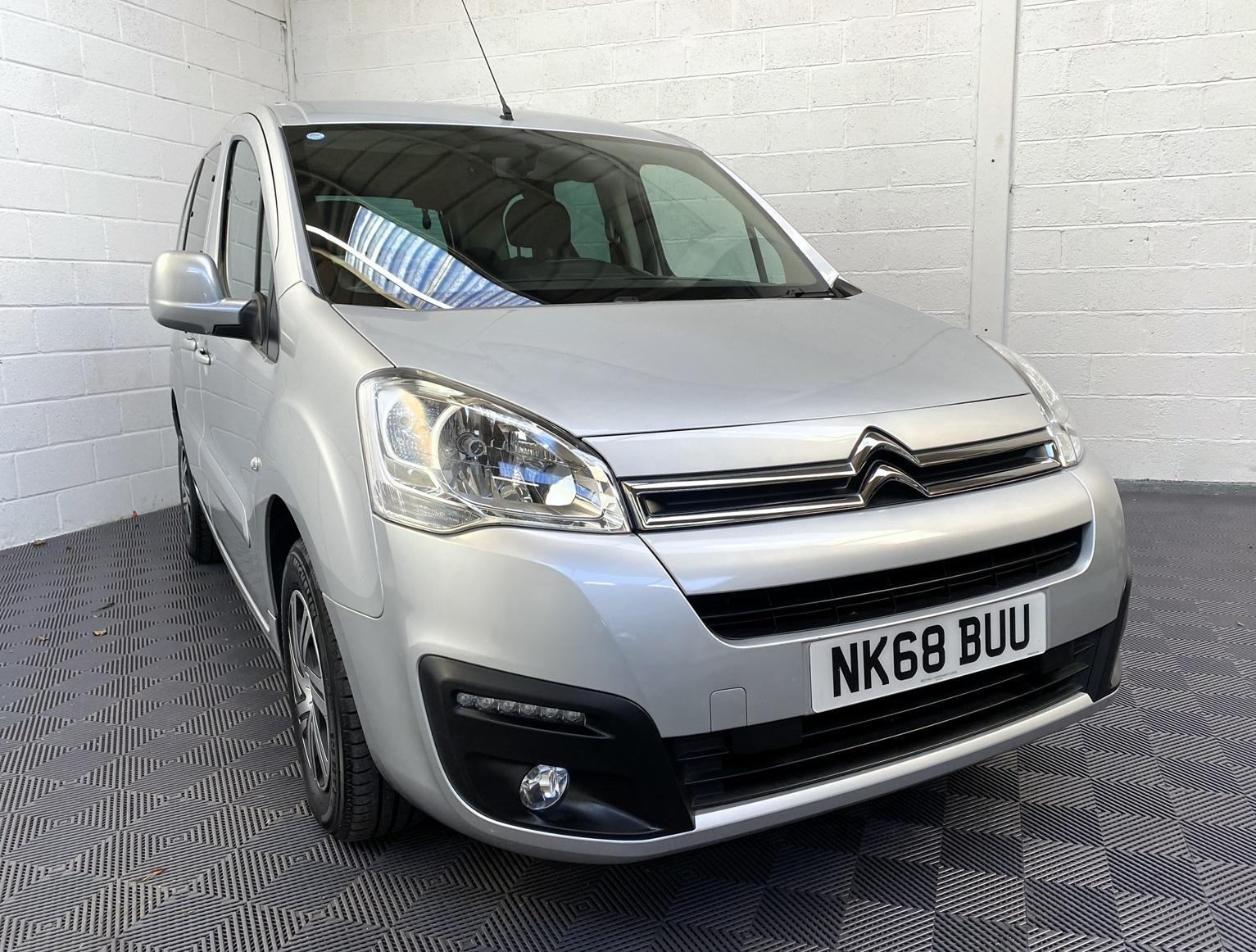 Wheelchair Adapted Citroen Berlingo HDi with 5 seats or 3 seats plus wheelchair passenger. . This vehicle is for sale at Michael harraway Cars in Weston super Mare. NK68 BUU 2