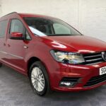 Wheelchair Adapted Volkswagen Caddy Maxi in Metallic Red with only 2000 miles from new. This vehicle is for sale at Michael Harraway cars in Weston super Mare. somerset. SG69 MLO 18