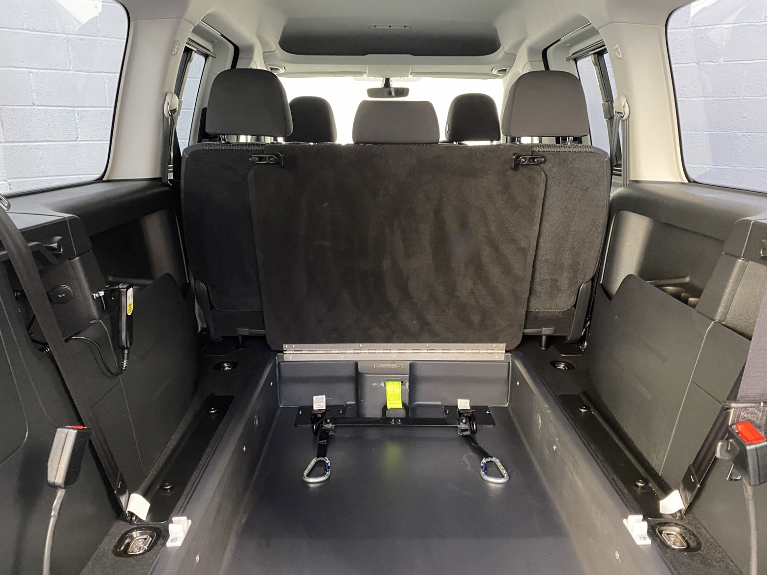 Wheelchair Adapted Volkswagen Caddy Maxi in Metallic Red with only 2000 miles from new. This vehicle is for sale at Michael Harraway cars in Weston super Mare. somerset. SG69 MLO 7