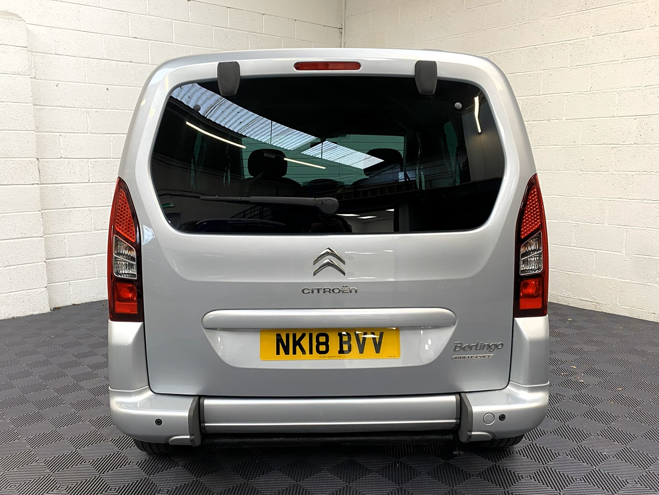 A Citroen Berlingo with a ramp for disabled access. WAV Vehicle. Fors ale at michael Harraway Cars in Weston super Mare. NK18 BVV 7