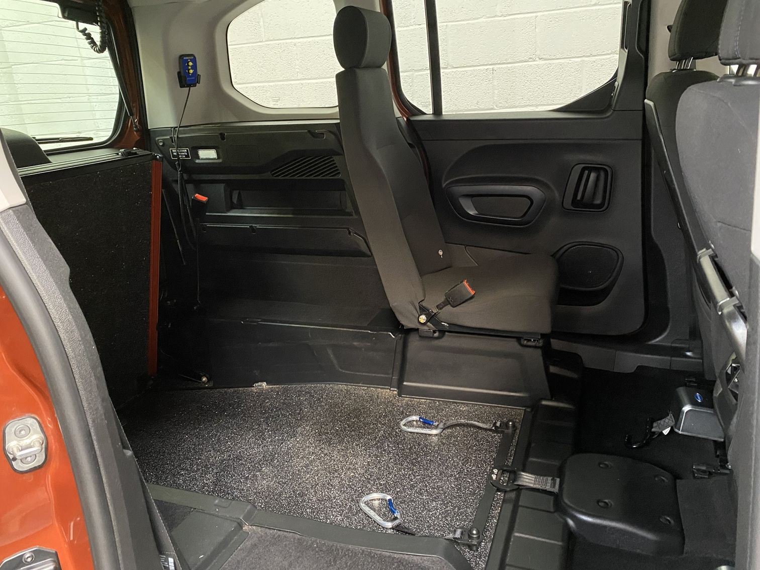 A Peugeot Rifter with Disabled Accessible. Finish in Bronze. Displayed for sale at Michael Harraway Cars who are located in Weston super Mare. SB21 JXV 25