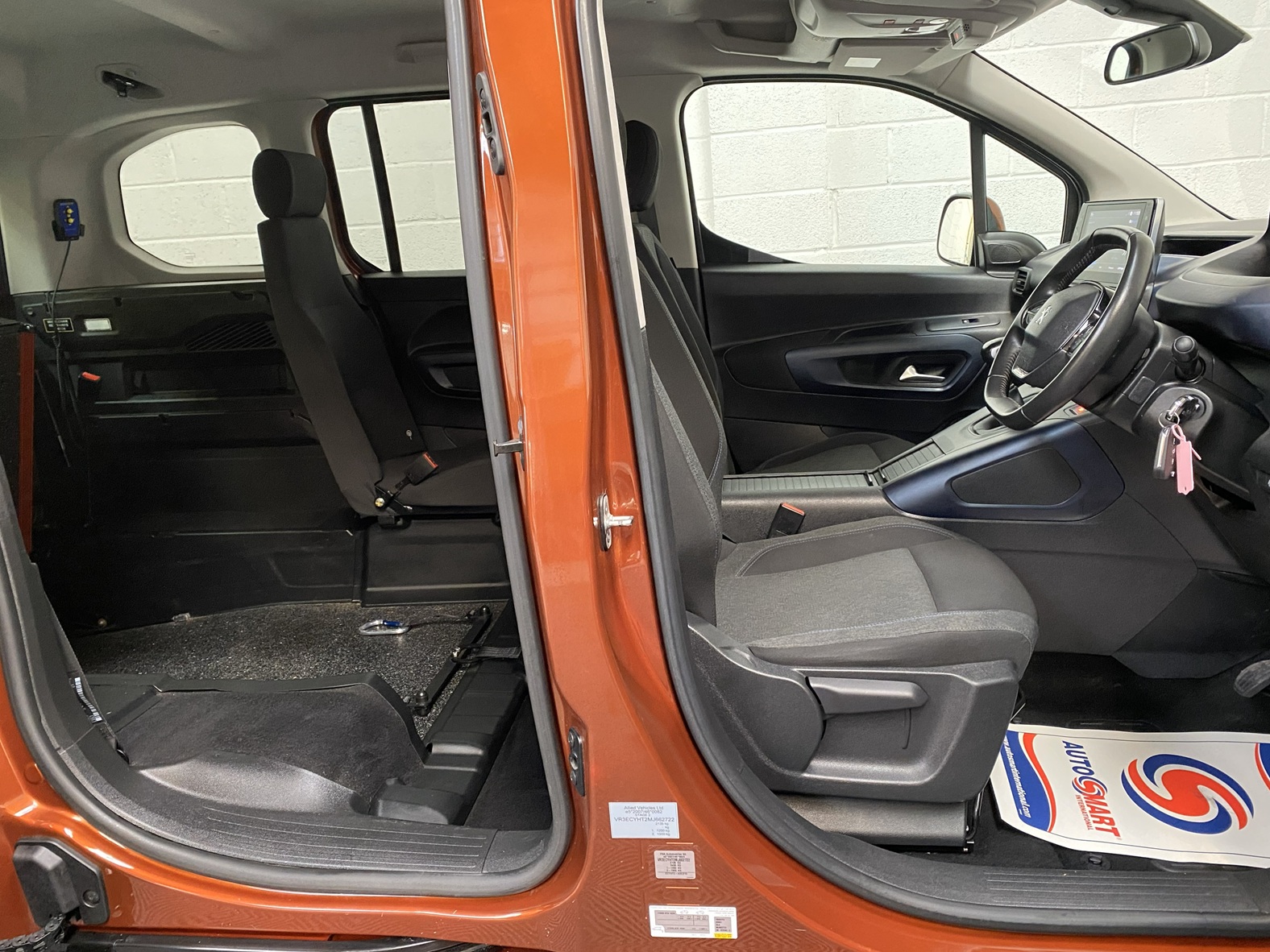 A Peugeot Rifter with Disabled Accessible. Finish in Bronze. Displayed for sale at Michael Harraway Cars who are located in Weston super Mare. SB21 JXV 26