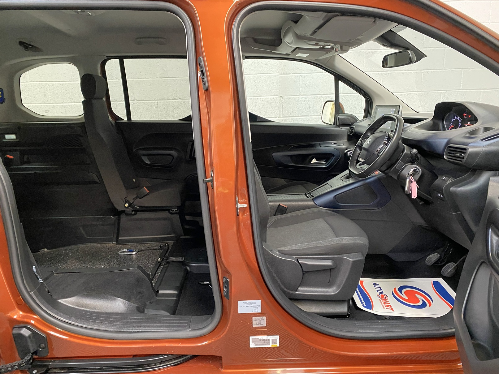 A Peugeot Rifter with Disabled Accessible. Finish in Bronze. Displayed for sale at Michael Harraway Cars who are located in Weston super Mare. SB21 JXV 27