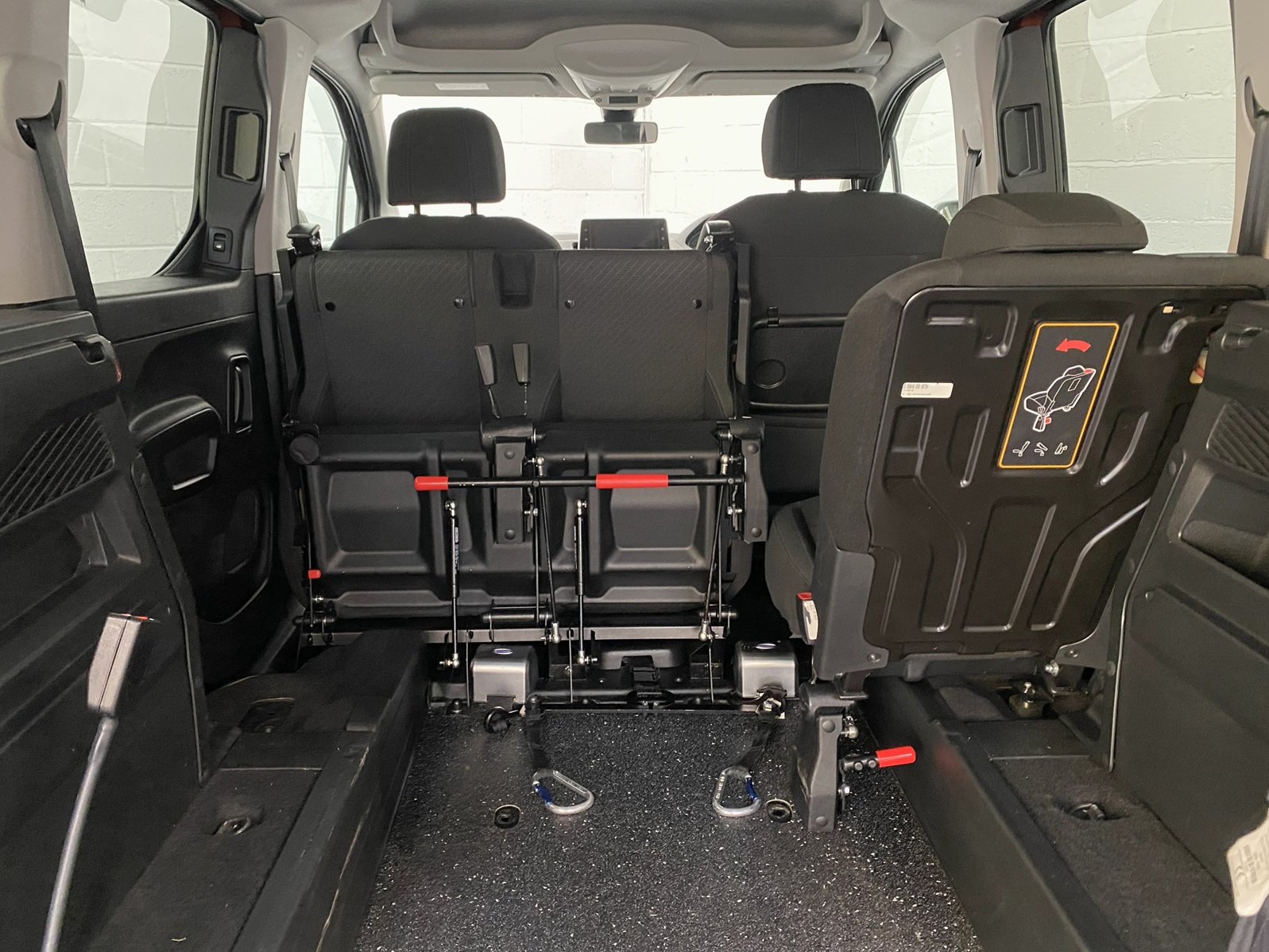 Disabled Accessible Peugeot Rifter in Bronze. It has 5 seats or 3 seats plus wheelchair passenger. This vehicle is for sale at Michael Harraway Cars in Weston super Mare. SF70 JUC 10