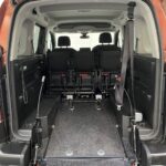 Disabled Accessible Peugeot Rifter in Bronze. It has 5 seats or 3 seats plus wheelchair passenger. This vehicle is for sale at Michael Harraway Cars in Weston super Mare. SF70 JUC 11