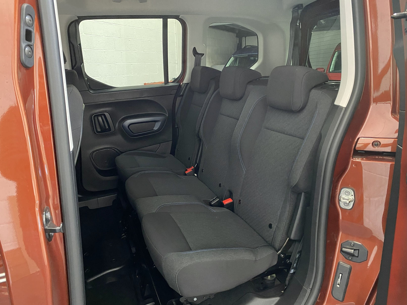 Disabled Accessible Peugeot Rifter in Bronze. It has 5 seats or 3 seats plus wheelchair passenger. This vehicle is for sale at Michael Harraway Cars in Weston super Mare. SF70 JUC 16