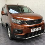 Disabled Accessible Peugeot Rifter in Bronze. It has 5 seats or 3 seats plus wheelchair passenger. This vehicle is for sale at Michael Harraway Cars in Weston super Mare. SF70 JUC 20