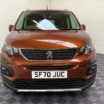 Disabled Accessible Peugeot Rifter in Bronze. It has 5 seats or 3 seats plus wheelchair passenger. This vehicle is for sale at Michael Harraway Cars in Weston super Mare. SF70 JUC 21