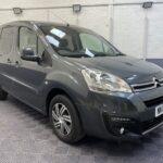 A Grey wheelchair accessible accessible (WAV) Citroen Berlingo that is for sale at Michael Harraway Cars Front view. NK68 AYF 1