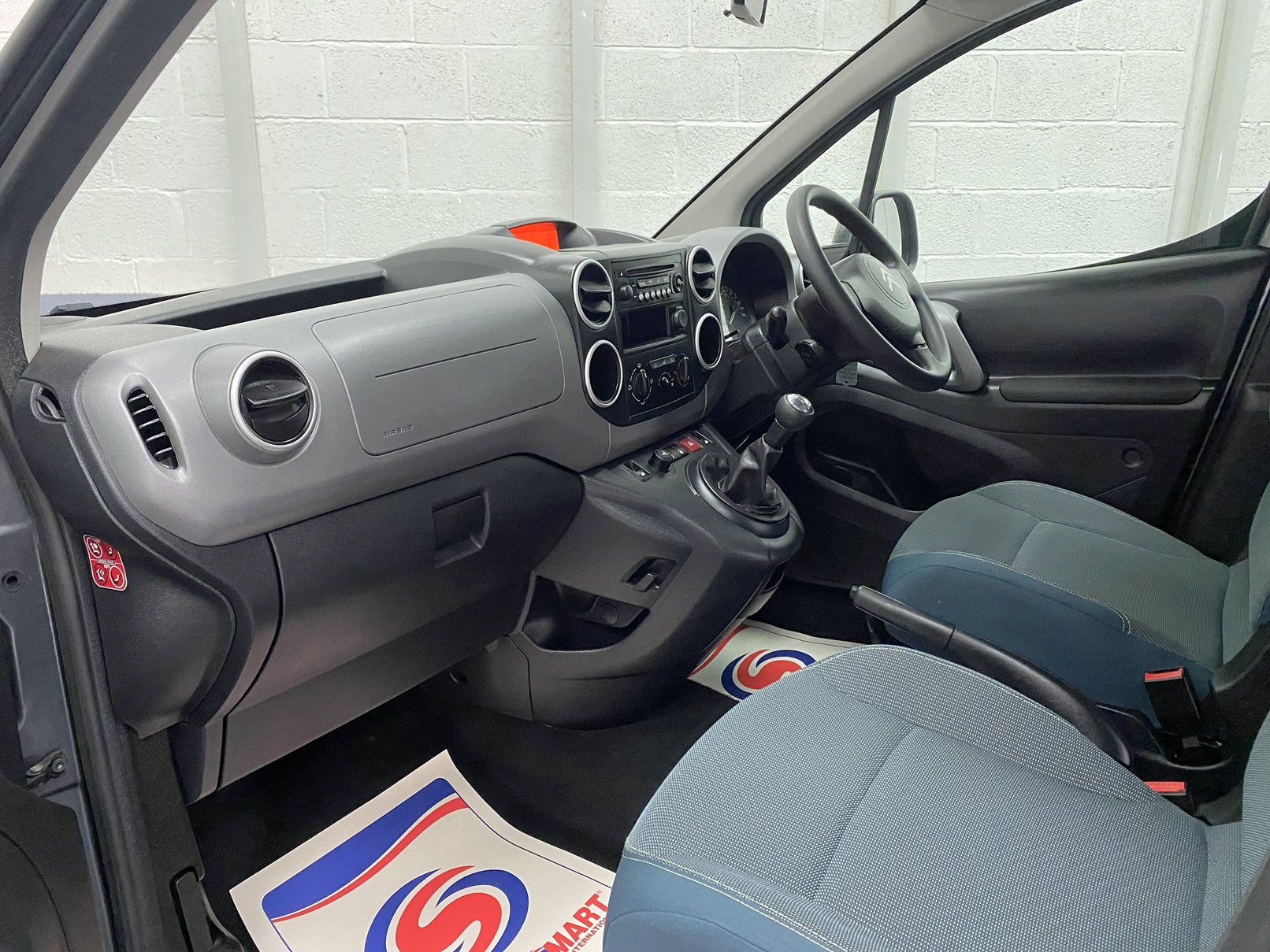 The dashboard on a Citroen Berlingo Wheelchair Accessible Vehicle NK68 AYF 13
