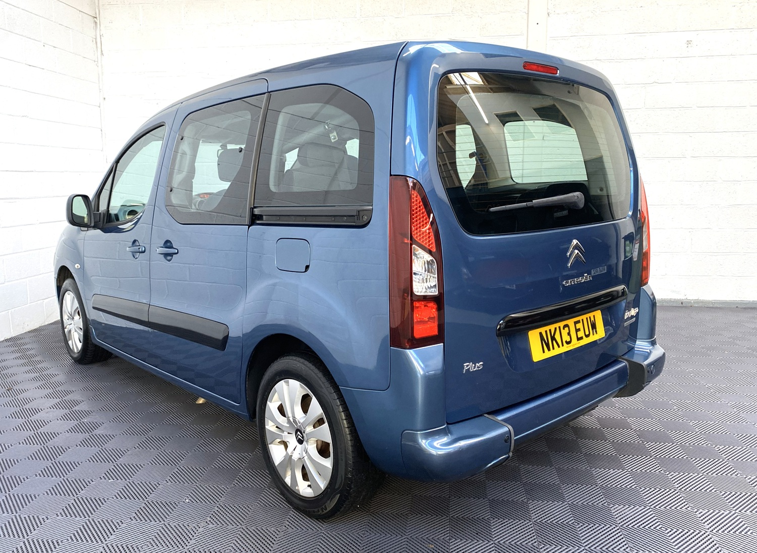 Blue Citroen Berlingo wheelchair accessible vehicle that is for sale at Michael harraway Cars. NK13 EUW 1