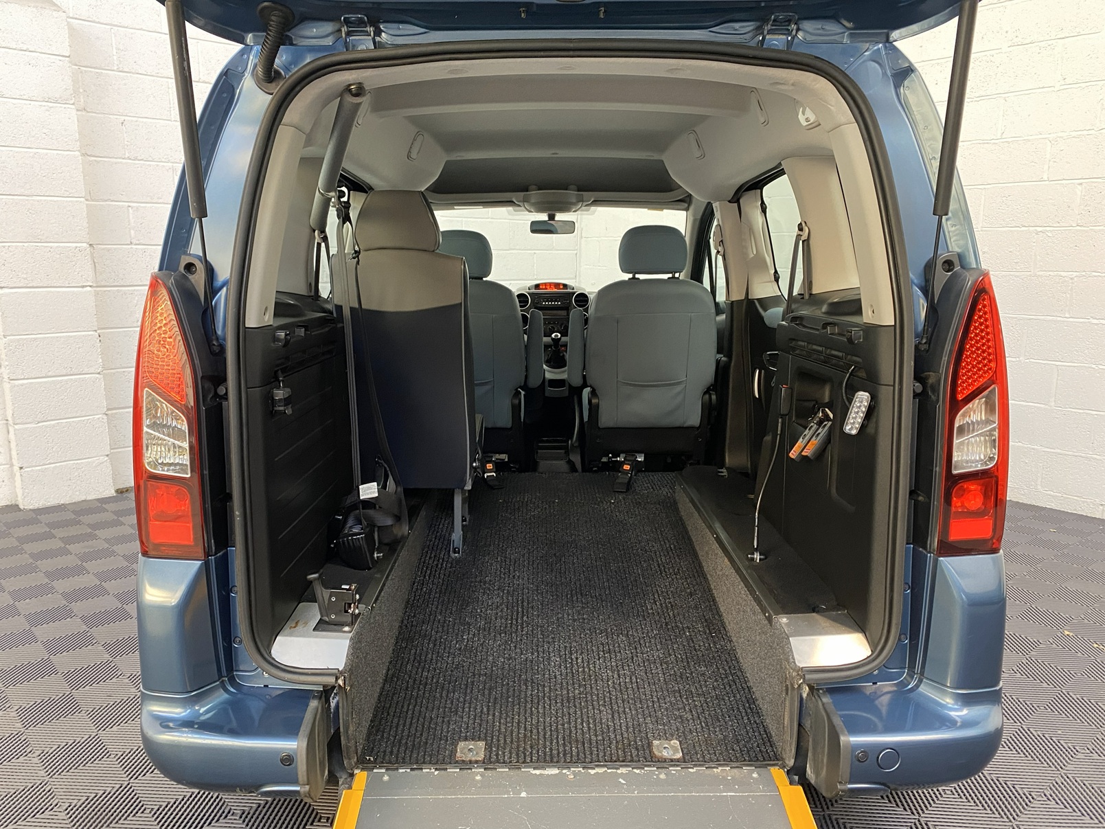 Blue Citroen Berlingo wheelchair accessible vehicle that is for sale at Michael harraway Cars. NK13 EUW 10