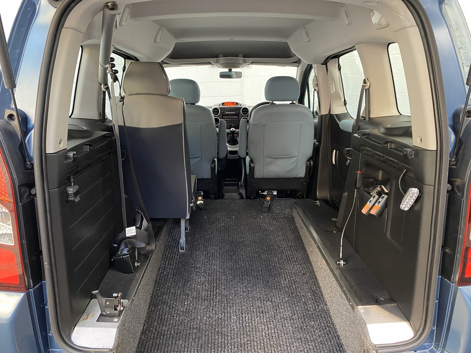 Blue Citroen Berlingo wheelchair accessible vehicle that is for sale at Michael harraway Cars. NK13 EUW 11