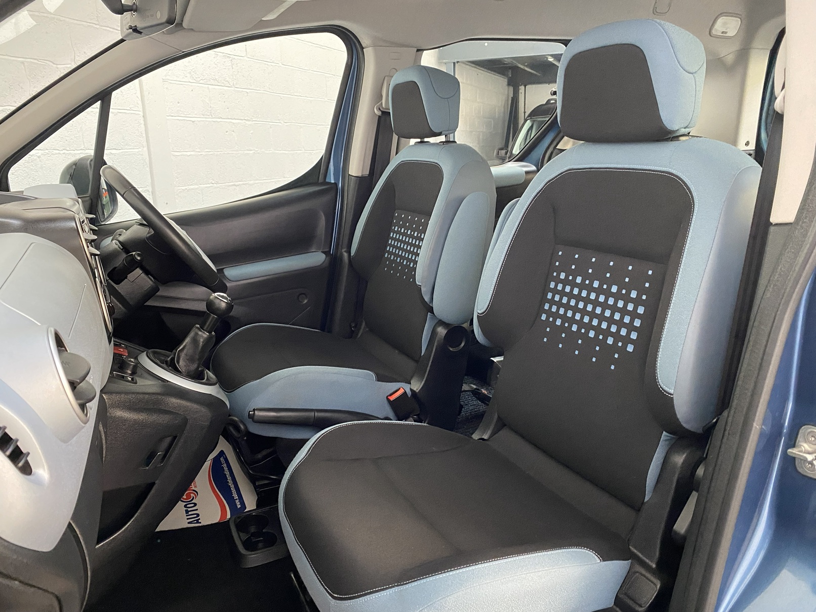 Blue Citroen Berlingo wheelchair accessible vehicle that is for sale at Michael harraway Cars. NK13 EUW 15