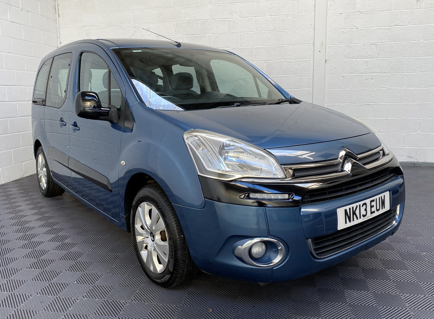 Blue Citroen Berlingo wheelchair accessible vehicle that is for sale at Michael harraway Cars. NK13 EUW 20