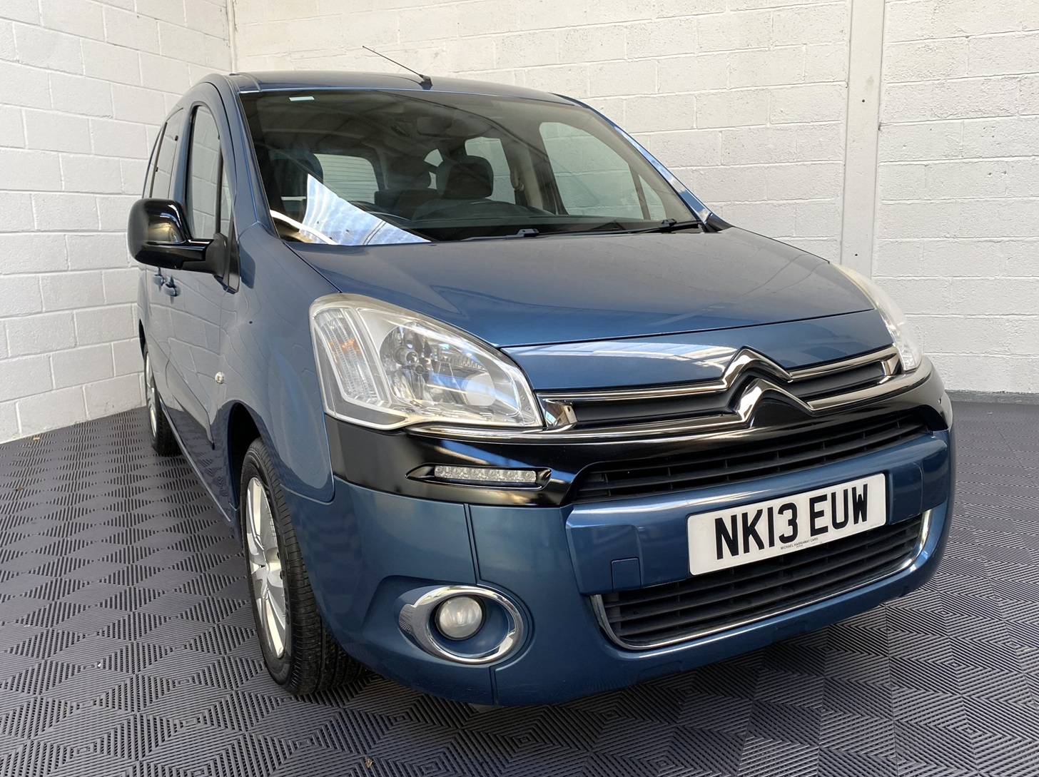 Blue Citroen Berlingo wheelchair accessible vehicle that is for sale at Michael harraway Cars. NK13 EUW 21