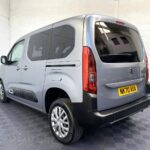 Citroen Berlingo WAV wheelchair accessible vehicle for sale at Michael Harraway Cars, Weston-super-Mare, with three passenger seats, space for one wheelchair user, and a lightweight rear access ramp. NK70 AUA 1
