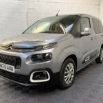 Citroen Berlingo WAV wheelchair accessible vehicle for sale at Michael Harraway Cars, Weston-super-Mare, with three passenger seats, space for one wheelchair user, and a lightweight rear access ramp. NK70 AUA 19