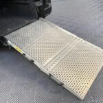 Citroen Berlingo WAV wheelchair accessible vehicle for sale at Michael Harraway Cars, Weston-super-Mare, with three passenger seats, space for one wheelchair user, and a lightweight rear access ramp. NK70 AUA 6