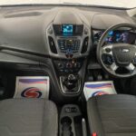 The dashboard of a Wheelchair Accessible Vehicle Ford Tourneo Connect Titanium. Finish in Metallic Blue. For Sae at Michael Harraway Cars in Weston super Mare HG68 MMO 15