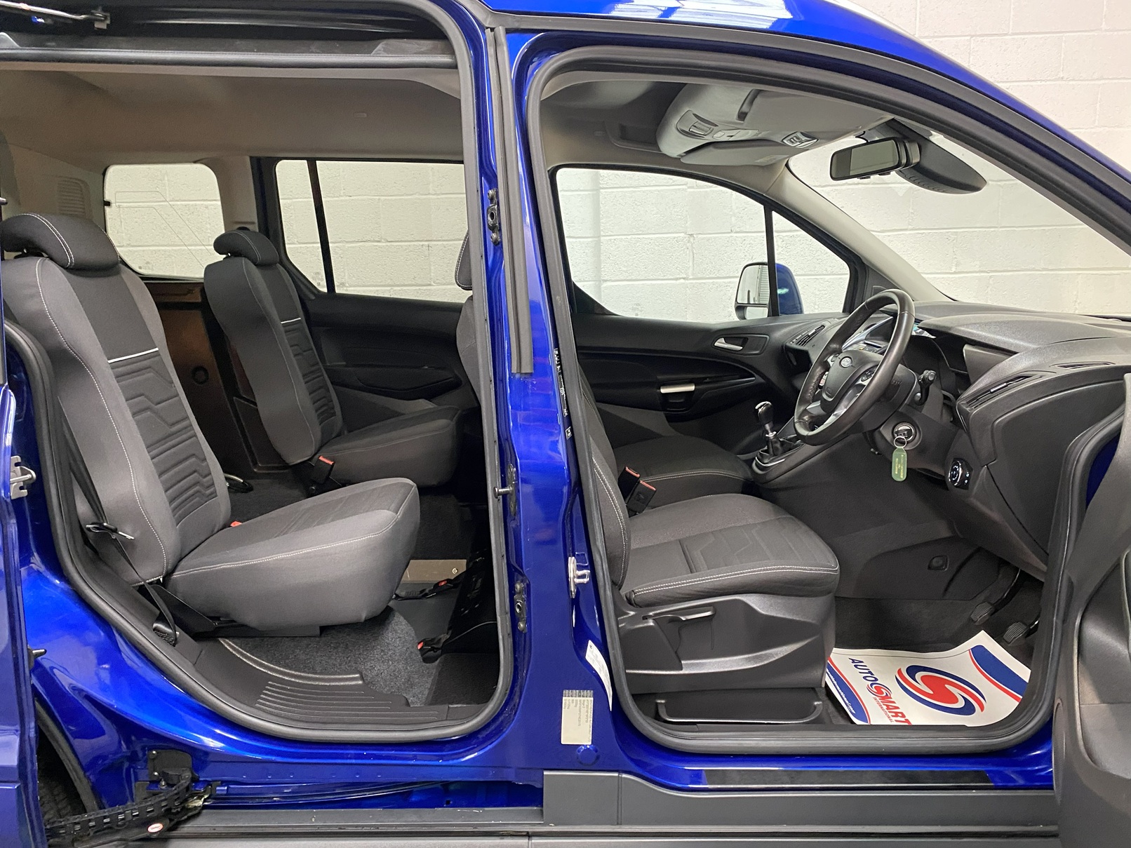 A Wheelchair Accessible Vehicle Ford Tourneo Connect Titanium. Finish in Metallic Blue. For Sae at Michael Harraway Cars in Weston super Mare HG68 MMO 19