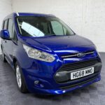A Wheelchair Accessible Vehicle Ford Tourneo Connect Titanium. Finish in Metallic Blue. For Sae at Michael Harraway Cars in Weston super Mare HG68 MMO 25