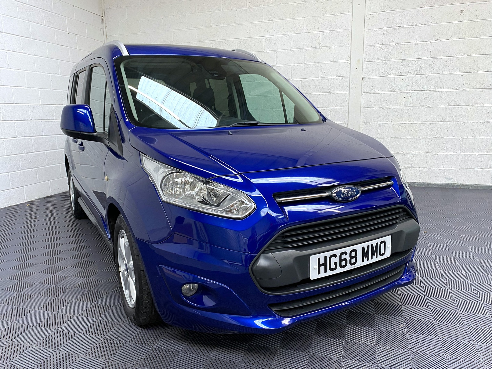 A Wheelchair Accessible Vehicle Ford Tourneo Connect Titanium. Finish in Metallic Blue. For Sae at Michael Harraway Cars in Weston super Mare HG68 MMO 25