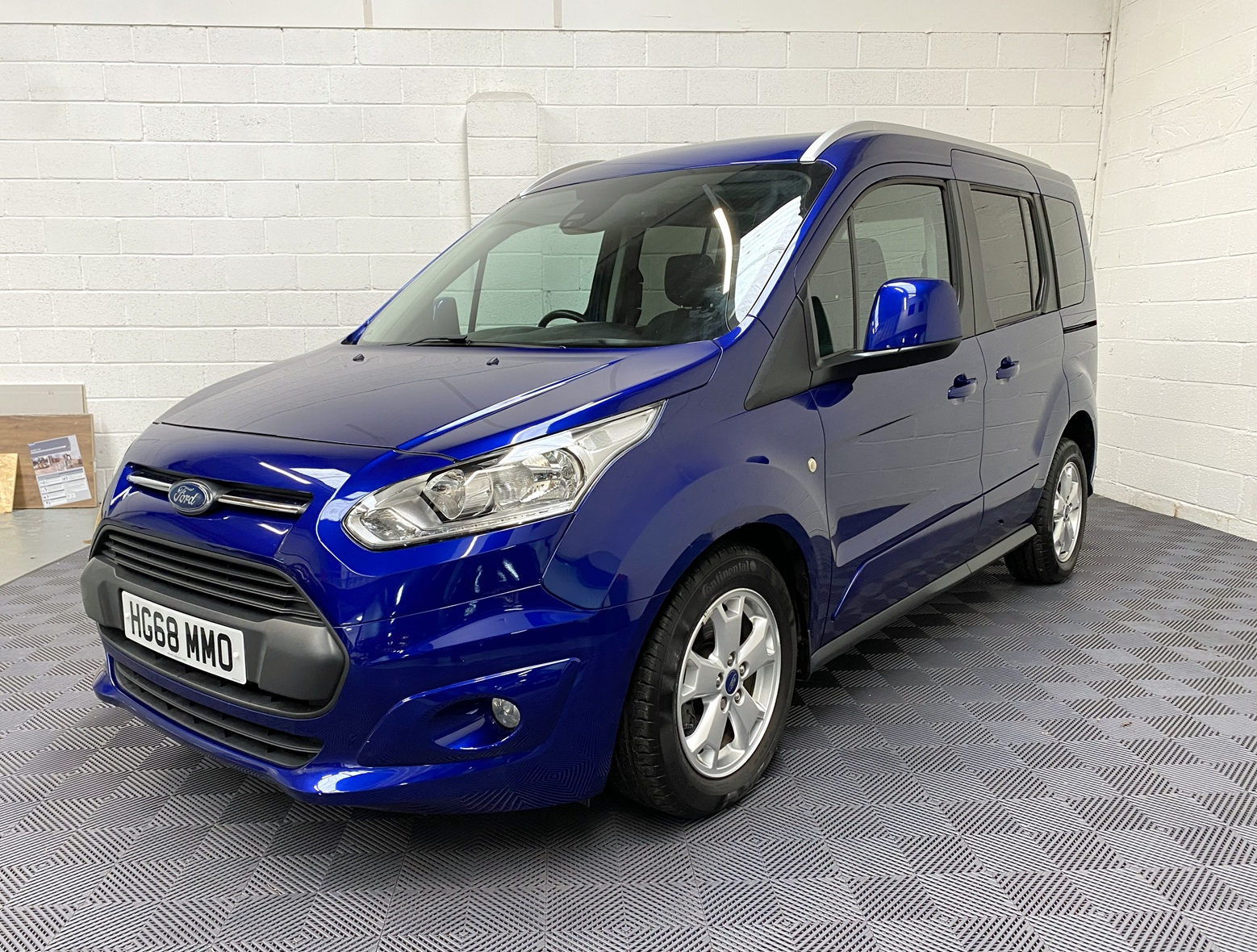 A Wheelchair Accessible Vehicle Ford Tourneo Connect Titanium. Finish in Metallic Blue. For Sae at Michael Harraway Cars in Weston super Mare HG68 MMO 27