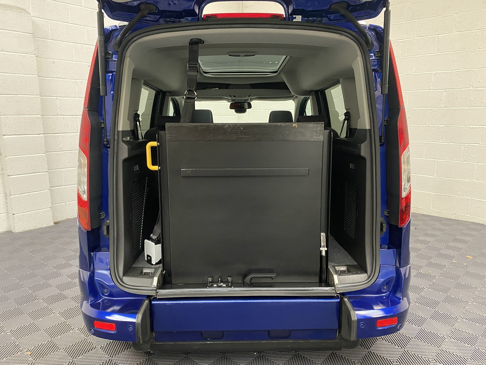 A Wheelchair Accessible Vehicle Ford Tourneo Connect Titanium. Finish in Metallic Blue. For Sae at Michael Harraway Cars in Weston super Mare HG68 MMO 4