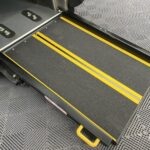 The Rear Ramp diploid on a Wheelchair Accessible Vehicle Ford Tourneo Connect Titanium. Finish in Metallic Blue. For Sae at Michael Harraway Cars in Weston super Mare HG68 MMO 4
