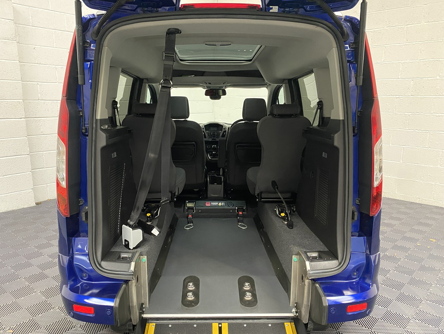 A Wheelchair Accessible Vehicle Ford Tourneo Connect Titanium. Finish in Metallic Blue. For Sae at Michael Harraway Cars in Weston super Mare HG68 MMO 6