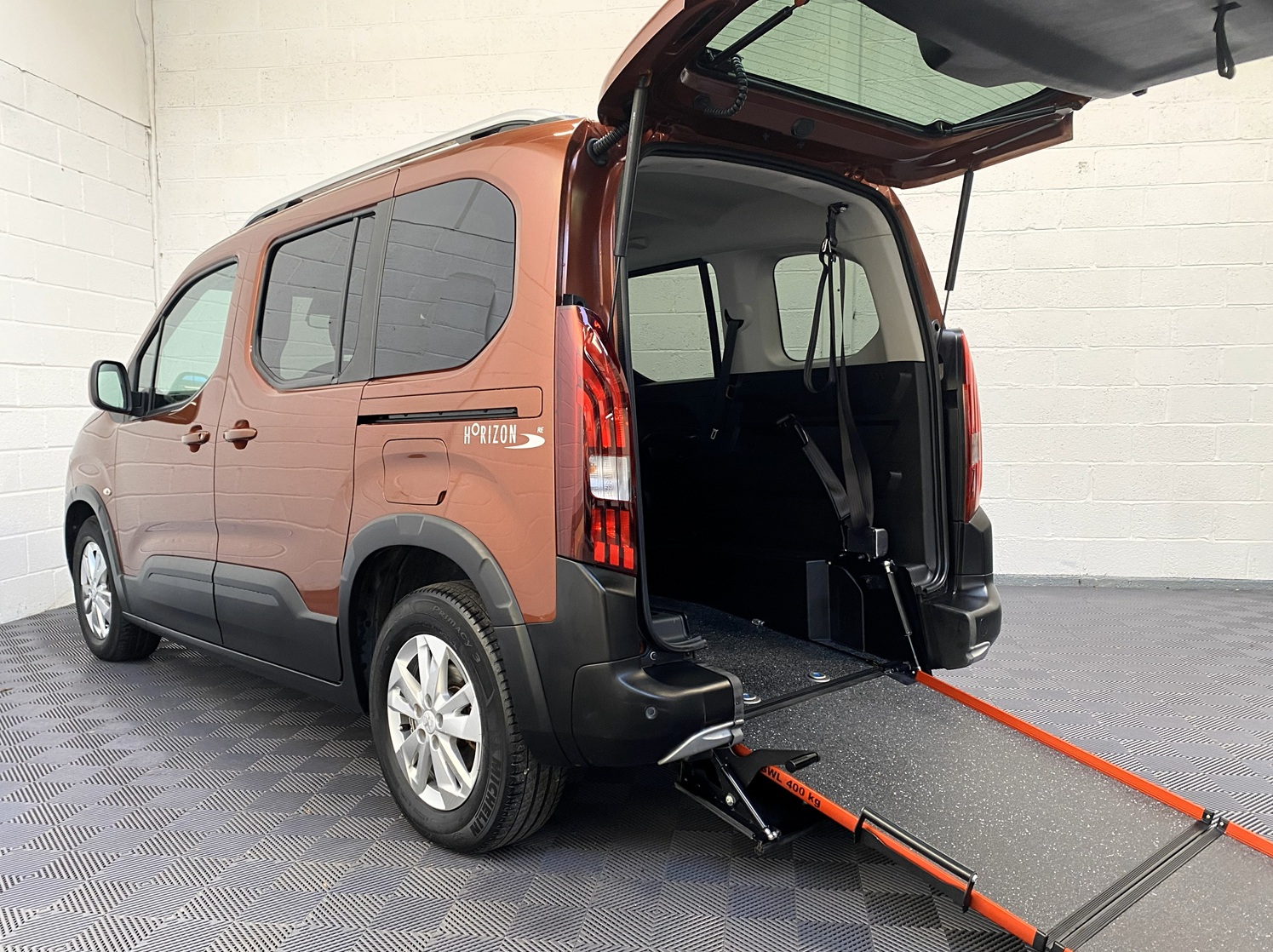 WAV For sale at Michael Harraway Cars. A Peugeot Rifter Auto Wheelchair Accessible vehicle. 9