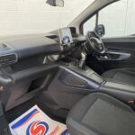 Peugeot Rifter WAV wheelchair accessible vehicle for sale at Michael Harraway Cars, Weston-super-Mare, with three passenger seats, space for one wheelchair user, and a lightweight fold-flat rear access ramp. SF20 GNP 15