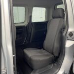 A silver Volkswagen Caddy Life wheelchair accessible vehicle WAV that is for sale at Michael Harraway Cars in Weston super Mare. HJ20 AXZ 19