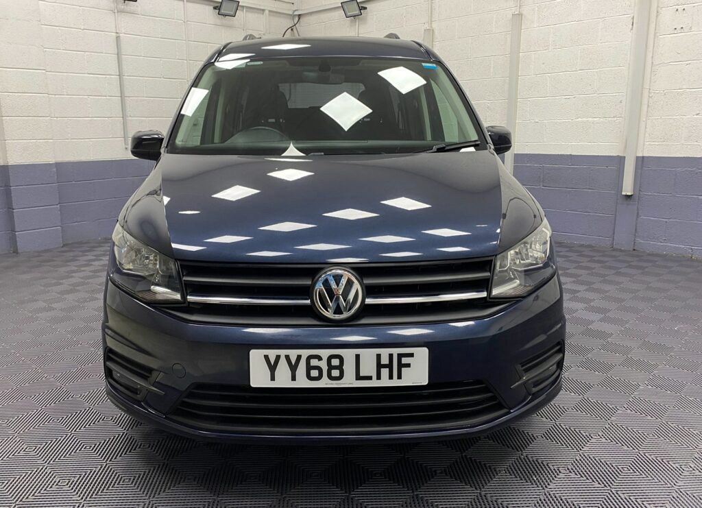 VW Caddy Maxi wheelchair accessible vehicle rear interior view