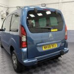 Blue Citroen Berlingo - tailgate quarter view